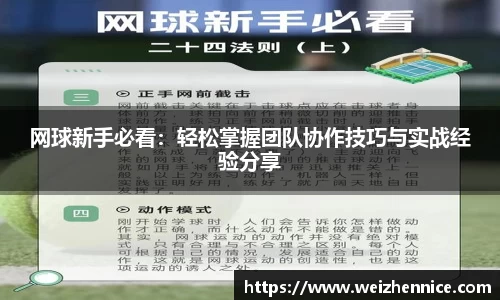 网球新手必看：轻松掌握团队协作技巧与实战经验分享